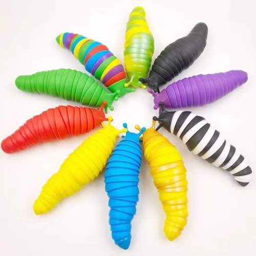 Caterpillar Slug Decompression Toys Slug Spot New Cross-Border Fidget Slug Vent Decompression Toys