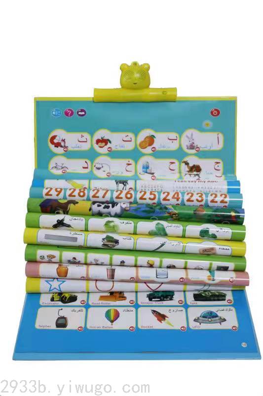 带USB插口，阿文和英文双语发音的电子书挂本