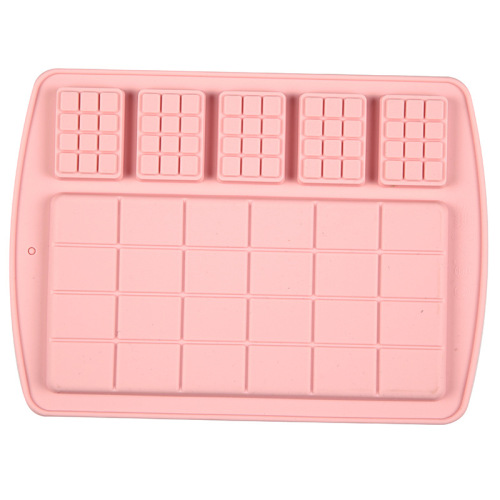Silicone Size Waffle Chocolate Mold Full Version Cookie Cutter cake Decoration Ice Tray DIY Baking Mold