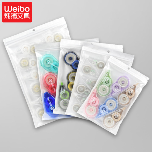 Weibo Stationery Wholesale Modifier Affordable Creative New Cute Transparent Cartoon Mini Correction Tape
