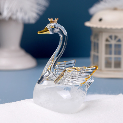 New Swan Weather Storm Bottle Weather Forecast Creative Gift Swan Decoration Gift Factory Wholesale