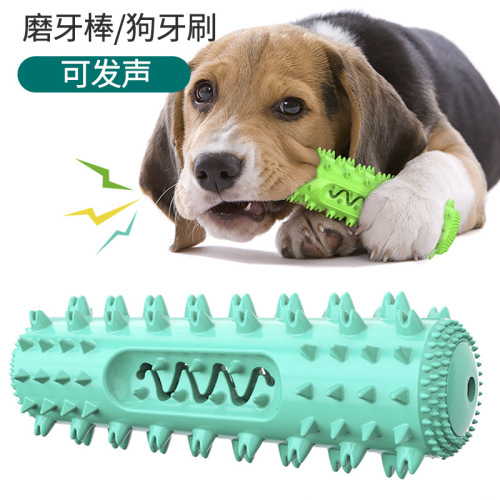spot pet supplies puzzle bite-resistant sound molar rod cleaning toothbrush toys interactive training cross-border hot products