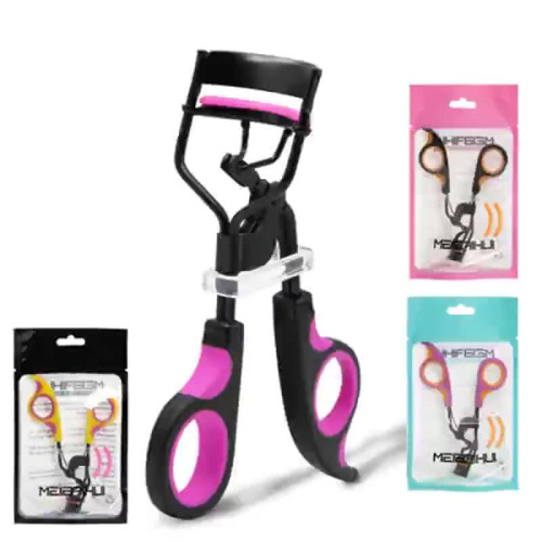 two-tone eyelash curler beauty tools natural curling device eyelash aid beauty tools carbon steel a4 swimming black
