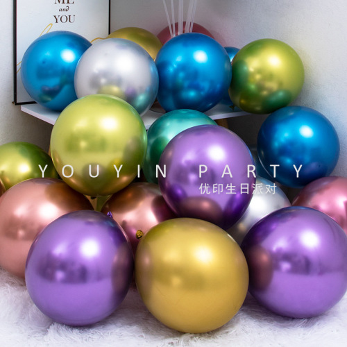 12-inch metal balloon thickened 2.8g wholesale party wedding room wedding mall festival decorations arrangement balloon