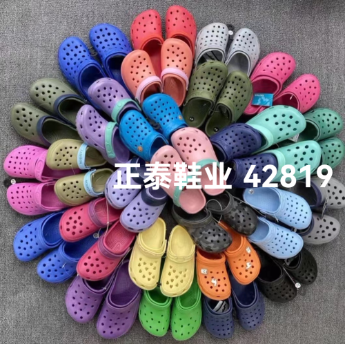 mixed adult hole shoes garden shoes