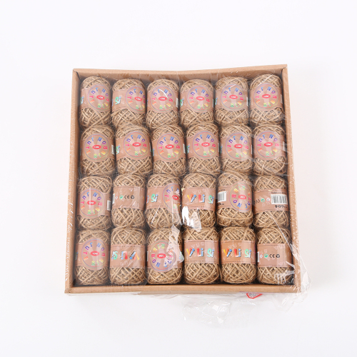 Decorative Hemp Rope DIY Hand-Woven Accessories Tag Photo Wall Decoration Woven Natural Yellow Linen Rope Wholesale