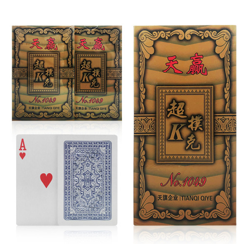 Factory Wholesale Tianying Playing Cards Card Cross-Border Export Foreign Trade Chess and Card Room Supermarket Store Entertainment Card