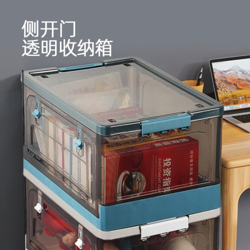 For Home and Car Storage Box Folding Table for Car Storage Box Side Open Door Pulley Auto Trunk Packing Box