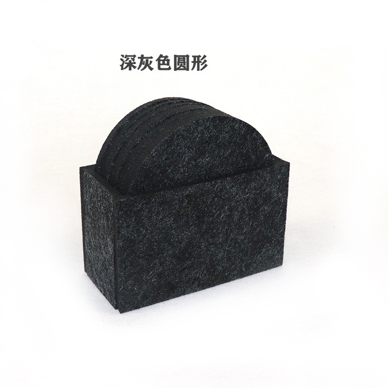 毛毡杯垫餐垫杯垫加厚无纺布隔热垫支持批发毛毡材质杯垫详情5