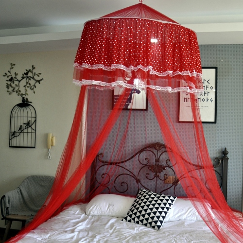Large round Top Lace South American Encrypted Adult Mosquito Net Foreign Trade 