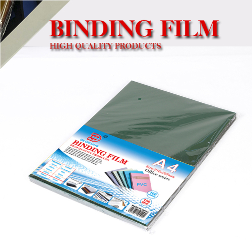 Xinhua Sheng Bookbinding Film Pvcpet Tender Envelope Plastic Cover A4 Transparent Punch Binding Cover Paper