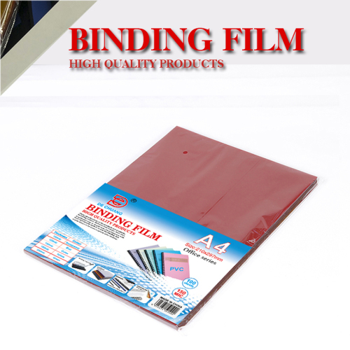 xinhua sheng binding film pvcpet tender cover plastic cover a4 transparent punch binding cover paper