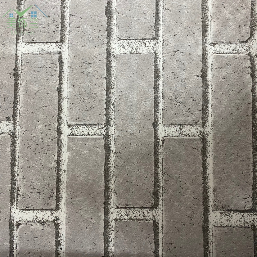 非自粘砖纹墙壁纸简约3d非自粘壁纸卧室背景墙温馨自贴无纺墙纸详情6