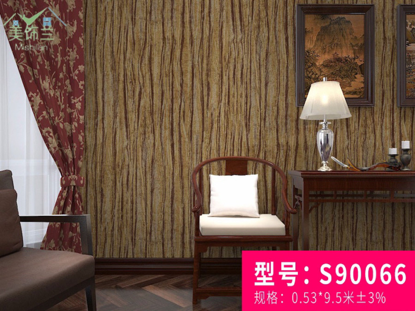 无纺布墙纸现代简约素色客厅卧室壁纸非自粘条纹背景墙房间壁纸详情8