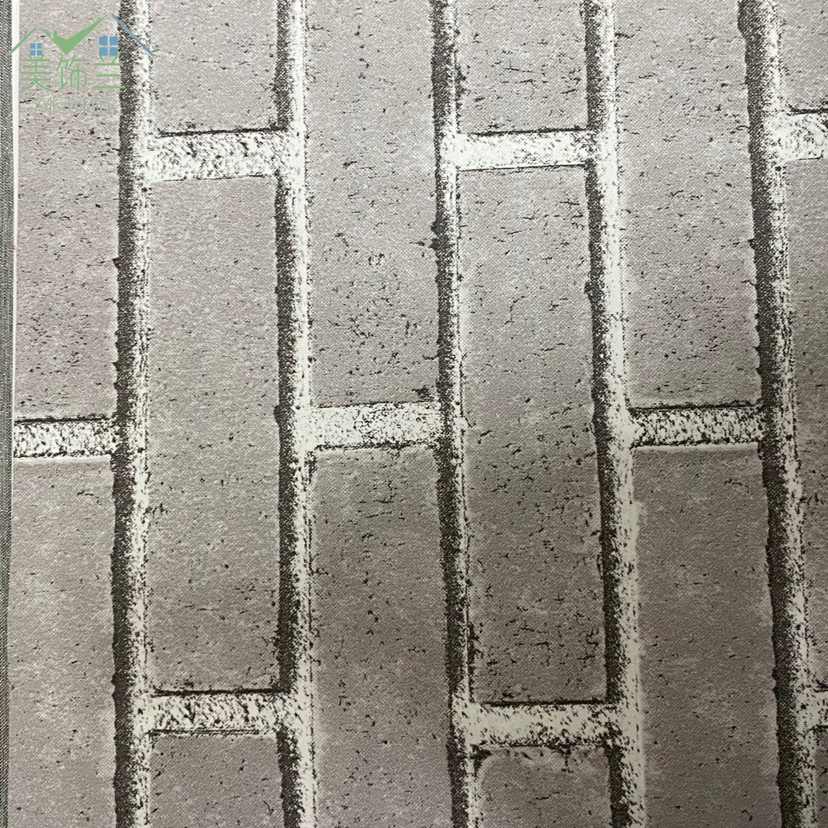 非自粘砖纹墙壁纸简约3d非自粘壁纸卧室背景墙温馨自贴无纺墙纸详情7