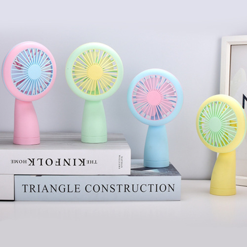 handheld small fan with light usb charging mini outdoor portable creative dormitory summer activities promotional gifts