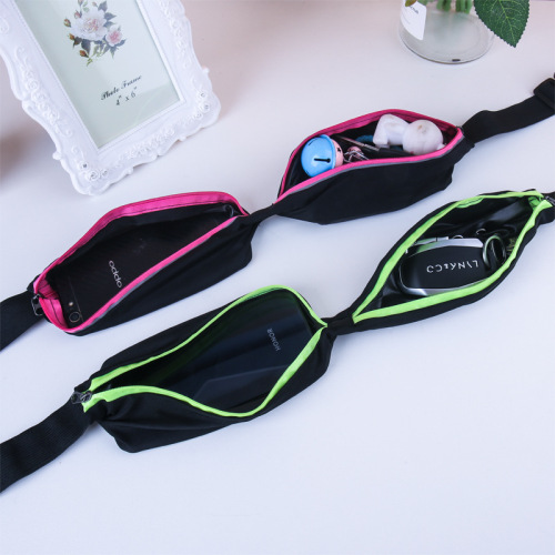 High Elastic Running Sports Thin Section Invisible Mobile Phone Multi-Purpose Waist Bag Workout Equipment Waterproof Men and Women Outdoor Waist Belt