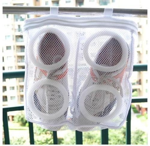 factory direct hair washing machine wash shoe bag pieces lazy shoes washing and protective bags can be hung to dry shoes and dry shoe bag pieces on behalf of hair