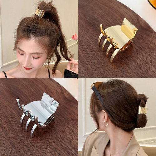 Metal small Clip High Ponytail Fixing Artifact Small Hairpin Female Summer Mini Side Hairpin Bangs Clip Headdress