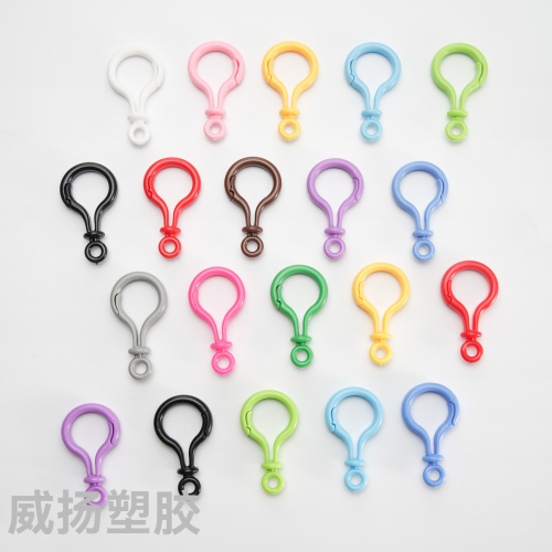 35mm plastic bubble buckle small bubble buckle hook gourd hanging buckle candy color bubble buckle