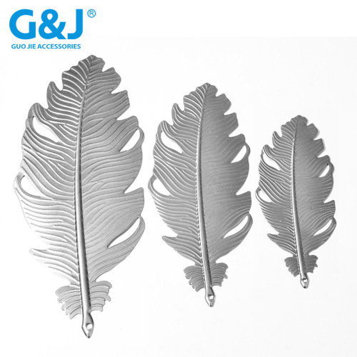cross-border wrought iron feather electroplating ornaments hanger lighting candlestick metal floor crafts accessories