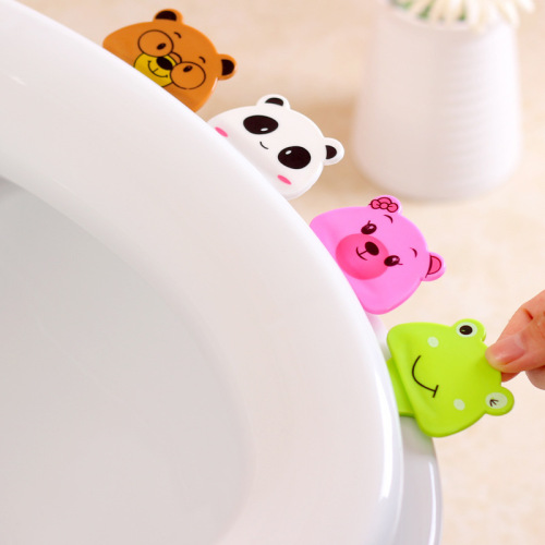 creative cute cartoon toilet lid lifter portable toilet handle lid lifter lid lifter