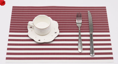 餐垫隔热餐桌垫子编织防水油PVC欧式家用锅垫西餐碗杯垫耐热防烫详情3