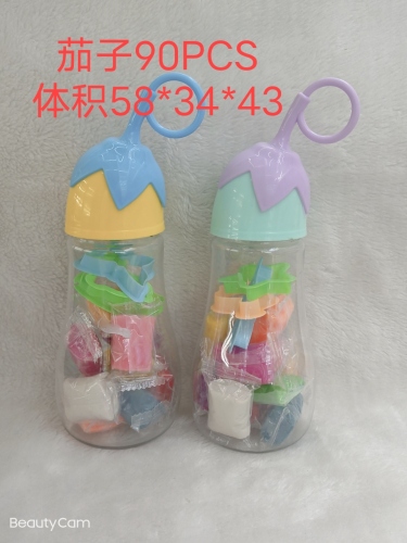 Novelty Toys Children‘s Leisure Toys Colored Mud Crystal Mud Ice Cream Plasticine Slim Foaming Glue Decompression