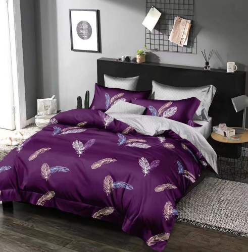 chuanghong home textile aloe cotton bedding four-piece bed sheet quilt pillowcase manufacturer direct sales foreign trade export