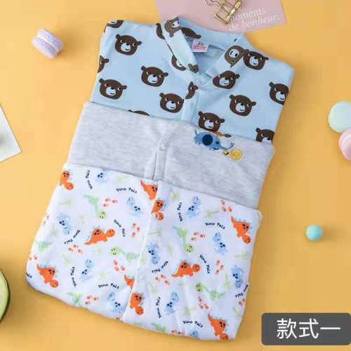 Foreign Trade Infant Jumpsuit Newborn Romper Gift Box 3 Pieces 0-December Baby Long Sleeve Jumpsuit