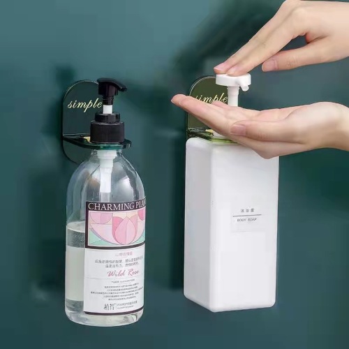 same style bathroom punch-free shower gel rack shampoo wall rack light luxury shower gel bracket