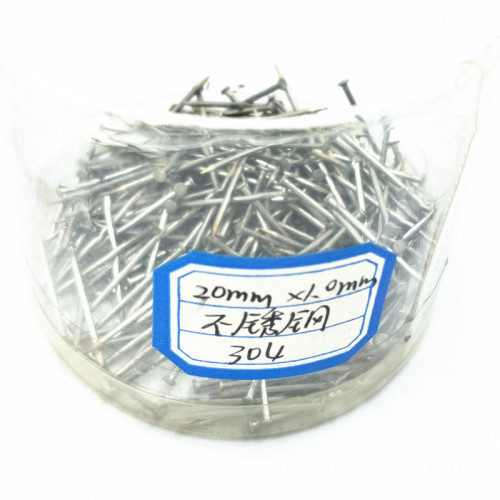 super hard anti-rust 304 stainless steel flat cap thumbtack register pin fixing needle 16 mm18mm20mm long 1.0mm thick