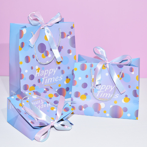 INS Queen‘s Day Gift Bag Exquisite Gift Bag Gift Bag Spot Handbag Paper Bag Delivery Ribbon
