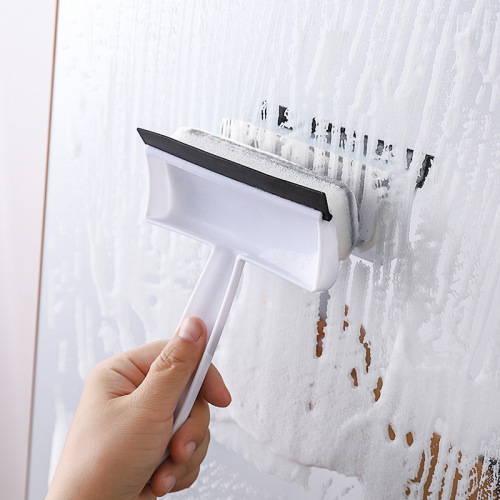Glass Scraping Mirror Sponge Cleaning Bathroom Cleaning Brush Toilet Desktop Wiper hanging Water Window Wiper