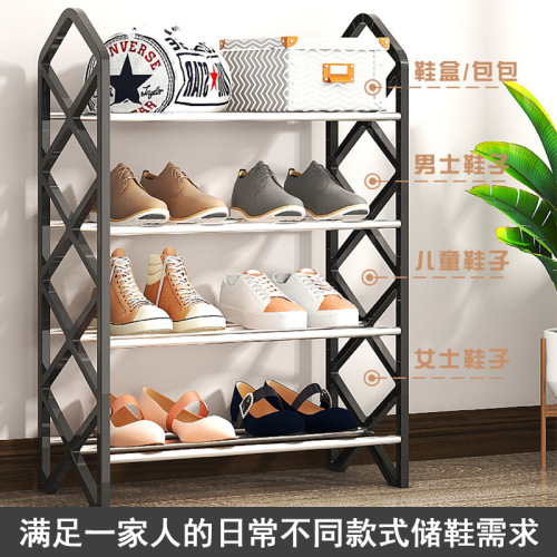 southeast asia simple multi-layer shoe rack household economical dormitory door dust-proof storage shoe cabinet assembly small shoe rack