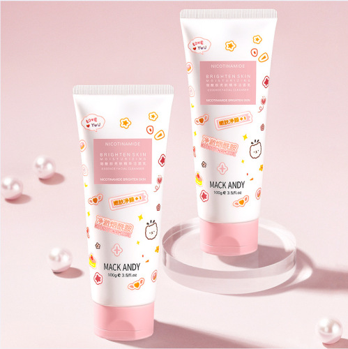 Maco Andy Nicotinamide Brightening Essence Facial Cleanser Gentle Cleansing and Moisturizing Not Tight Hydrating and Oil Controlling Facial Cleanser