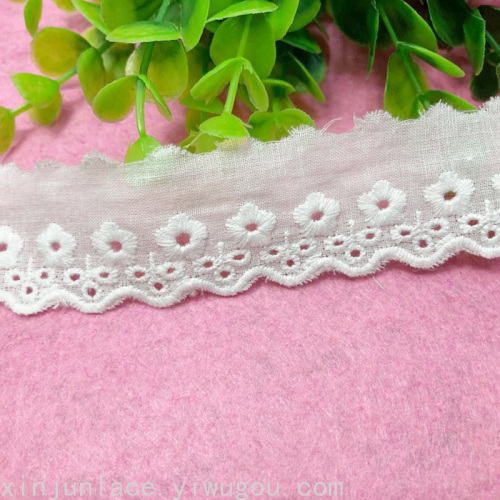 Embroidered Lace Cotton Cotton Lace Clothing Accessories