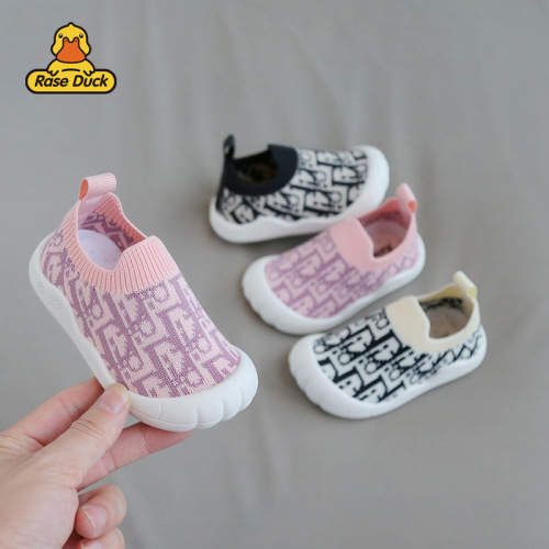 Slip-on Spring and Autumn Children‘s Tennis Shoes Breathable Mesh Sneakers Boy‘s Sneakers Baby Girl Kindergarten Indoor Shoes Tide