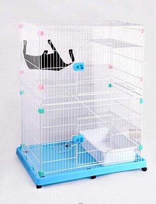 new cat cage double-layer iron cat cage baojie pet supplies wholesale