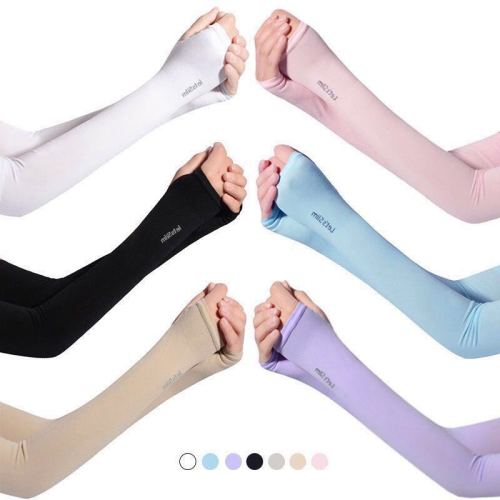 summer ice sleeve sets of sun protection women‘s gloves men‘s ice silk arm guard uv protection ice silk sleeves ice sleeve women‘s spring