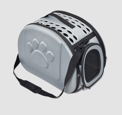 Pet Supplies Dog Cage Portable with Small Cat Dog Cage Foldable Portable Breathable Crossbody Bag cross-Border
