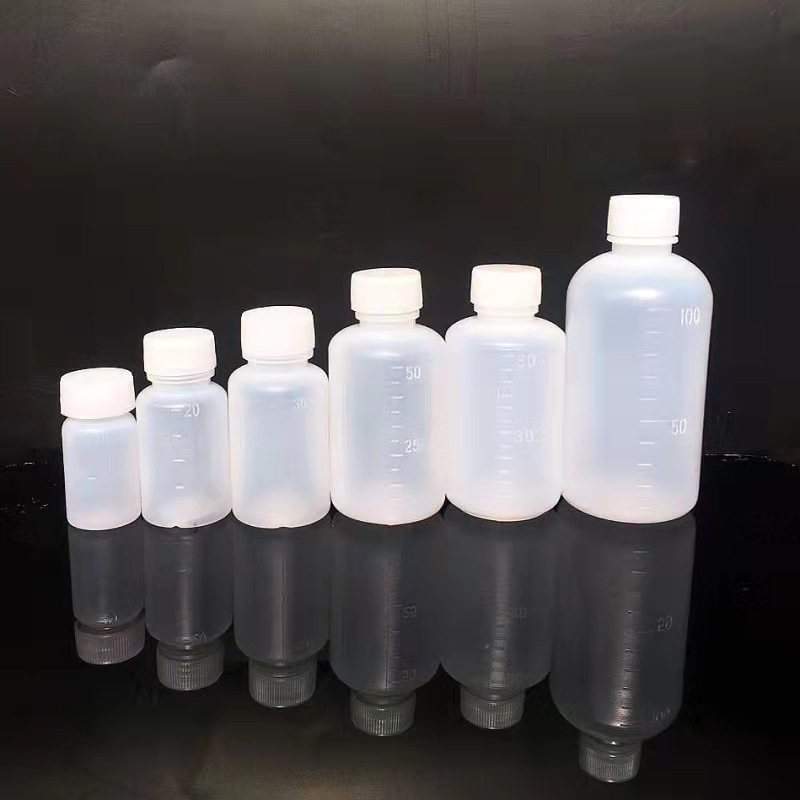 多刻升塑料瓶液体分装瓶水剂塑料包装小瓶刻度瓶带盖防漏详情4