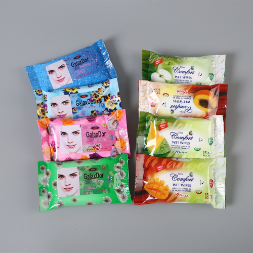 75 Alcohol Wipes 15 Pieces Student Portable Disinfection Wipes Disposable sanitary Cleaning Wet Tissue