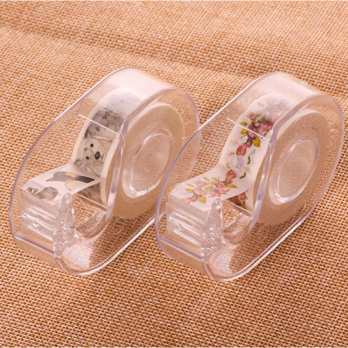 Portable Compact 1.5cm and Paper Tape Cutter Tape Tape Holder Hand Account Tape Storage Cutting Seat