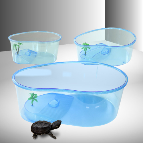 Baojie Ecological Fish Globe Small Plastic Turtle Jar Provided with Balcony Transparent Extra Large Aquarium Factory Wholesale
