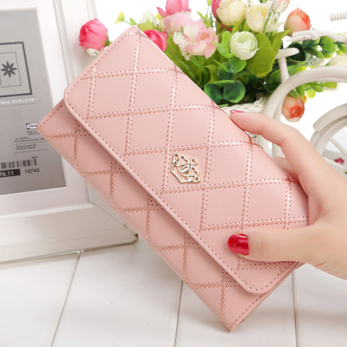 women‘s long wallet zipper crown wallet diamond wallet multi-function wallet