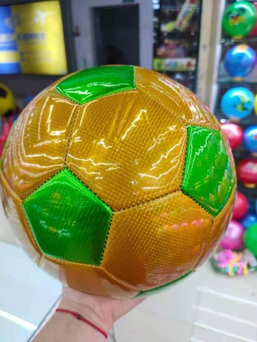 No. 5 Football Laser Pu5 Football Student Football Machine-Sewing Soccer Foreign Trade Hot Sale Training Football