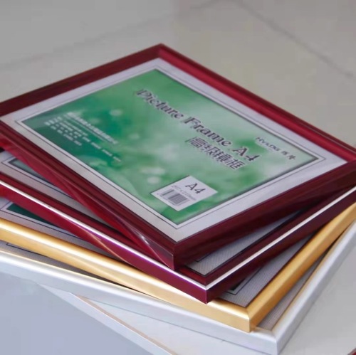 A3a4 Business License Frame Gold Silver Advanced Frame Wall Hanging License Protection Frame License License Frame Wholesale