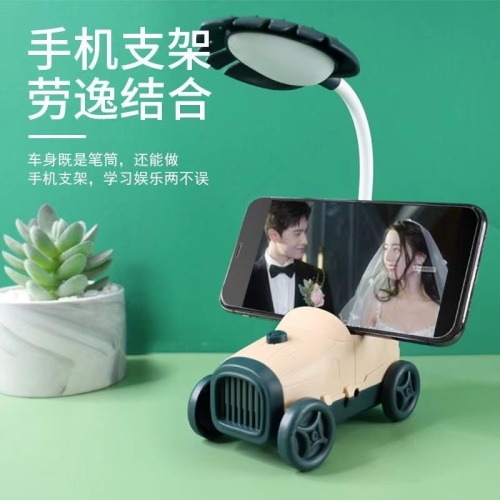 factory direct sales classic car creative multi-functional small table lamp usb charging desktop small table lamp pen holder night light