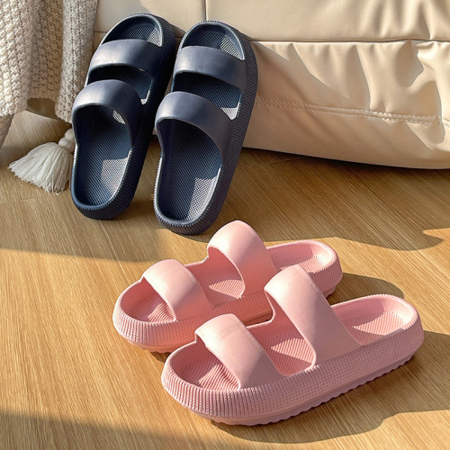 new platform slip-on slippers men and women summer outdoor wear home bathroom non-slip deodorant couples sandals wholesale